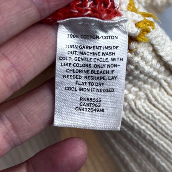 Caslon Retro 80s 90s Knit Colorful Striped Sleeveless Sweater Tank Size MD - Picture 8 of 9